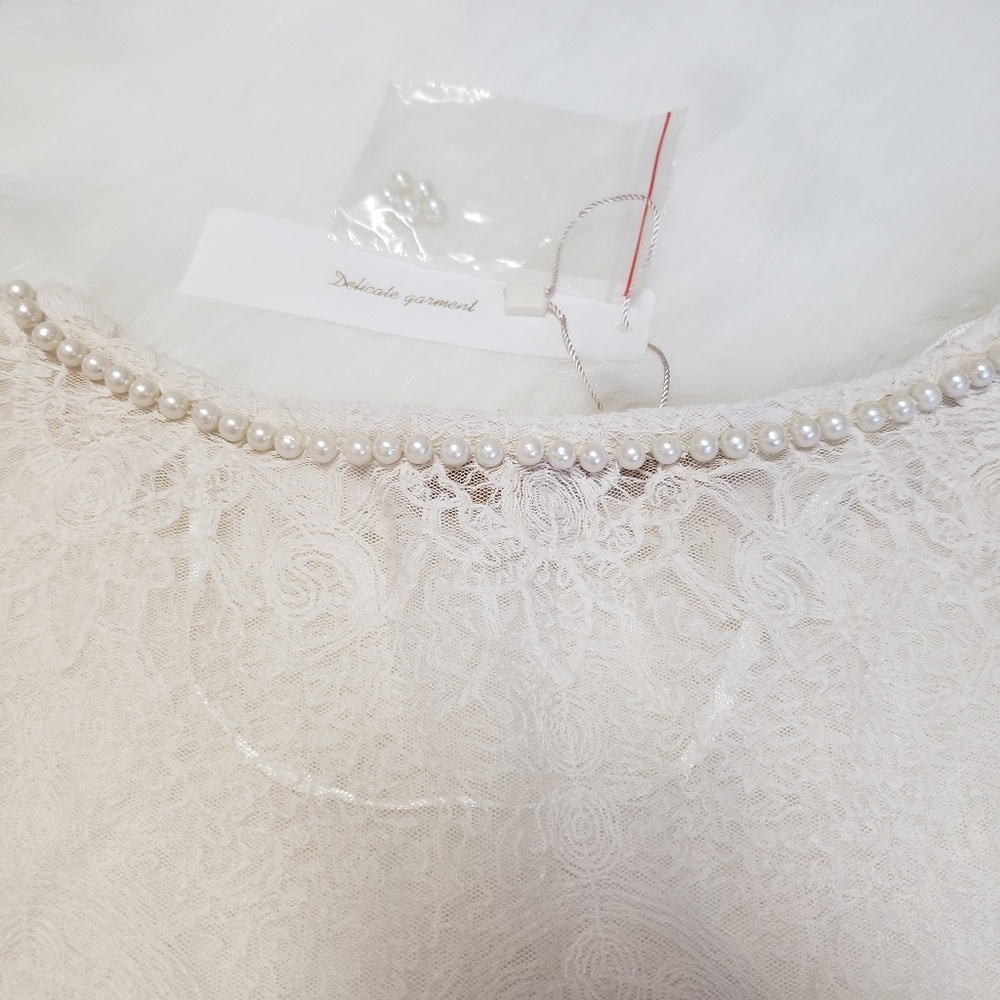 Zara Basic Lace Top - image 5
